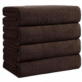 Extra Large Microfiber Bath Towels Set Thick Absorbent Quick Dry Soft Multi Use