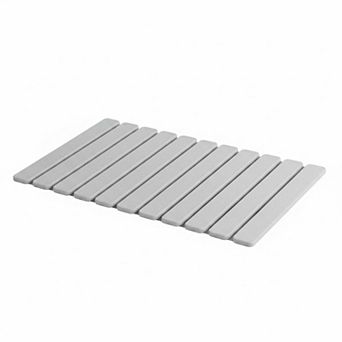 Foldable Stone Bath Mat Quick Dry Super Absorbent Non Slip Diatomaceous Earth Multi Use