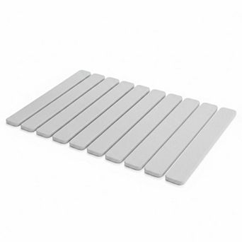 Foldable Stone Bath Mat Quick Dry Super Absorbent Non Slip Diatomaceous Earth Multi Use