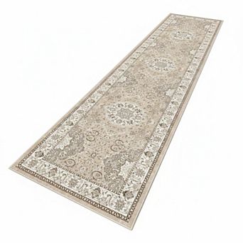 Hallway Runner Rug Washable Non Slip Soft Low Pile Indoor Farmhouse Carpet