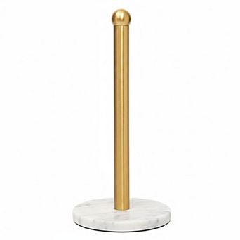 Heavy Weighted Paper Towel Holder  One-Handed, Sturdy Base, Easy Assemble  Fits Standard Mega