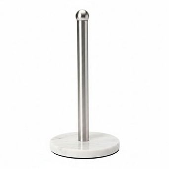 Heavy Weighted Paper Towel Holder  One-Handed, Sturdy Base, Easy Assemble  Fits Standard Mega