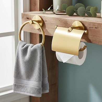 Toilet Paper Holder Wall Mount Double Pivoting 304 Stainless Steel Towel Ring Bath RV Hardware
