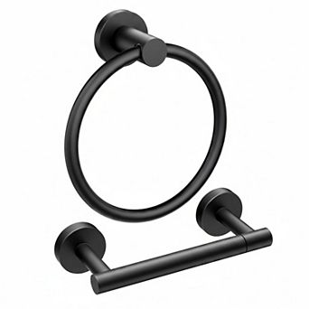 Toilet Paper Holder Wall Mount Double Pivoting 304 Stainless Steel Towel Ring Bath RV Hardware
