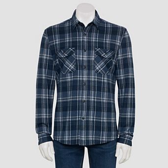 Men’s Sonoma Goods For Life® Long Sleeve Knit Button Down Shirt