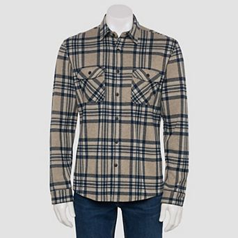 Men’s Sonoma Goods For Life® Long Sleeve Knit Button Down Shirt