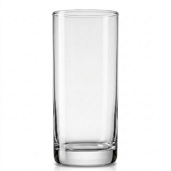 Faye Highball Glasses Set of 6, 13 oz, Lead-Free Crystal Drinkware