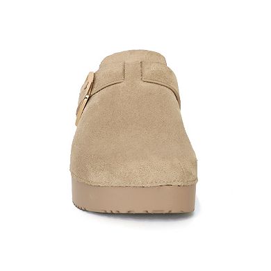 Yoki Claude Women's Platform Clogs with Buckle Detail