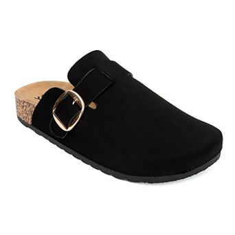 Yoki Gila Women's Slip-On Clogs with Buckle Detail