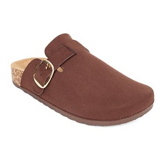 Yoki Gila Women's Slip-On Clogs with Buckle Detail