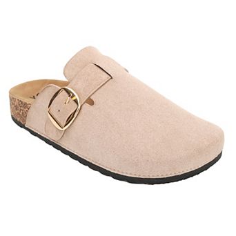 Yoki Gila Women's Slip-On Clogs with Buckle Detail