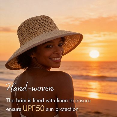 Kaelin Home Summer Straw Beach Sun Hats