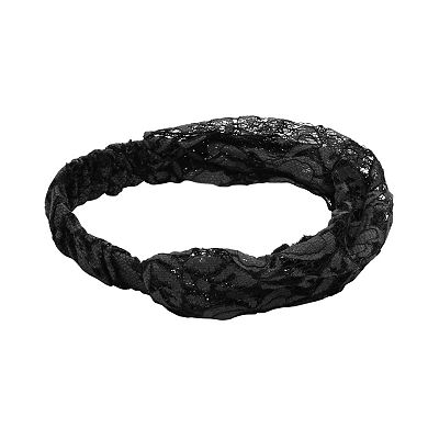 Lace Hollow Wide Headband for Women 1 Pc