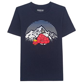 Boys 8-20 Peanuts Snoopy and Woodstock Holiday Short Sleeve Graphic Tee