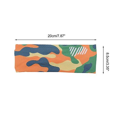 Camouflage Print Headband Elastic Headband for Yoga 1 Pc