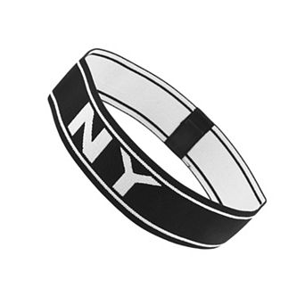 9.06"x1.57" Flexible Headband Elastic Headband for Sport 1 pc Black White
