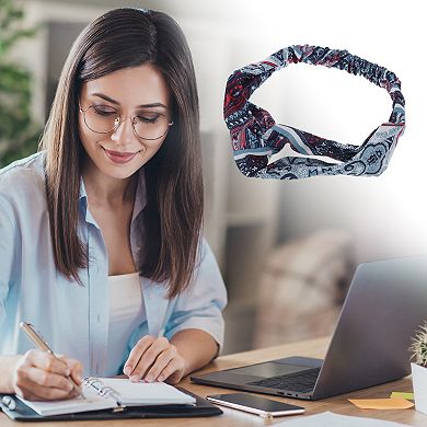 Fashion Cross Elastic Hairband for Women 1 Pc