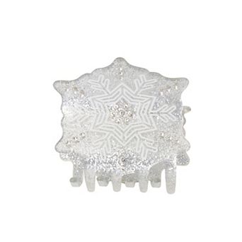 Emberly Holiday Embellished Snowflake Claw Hair Clip