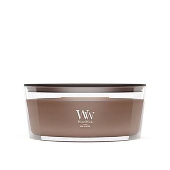 WoodWick Silk & Spice Decorative Jar Candle