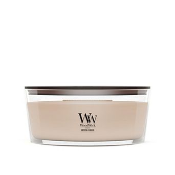 WoodWick Crystal Ginger Decorative Jar Candle