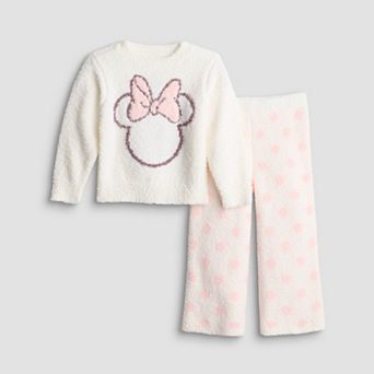Baby & Toddler Girl Disney's Minnie Mouse Holiday Plush 2 pc Pullover & Pants Set