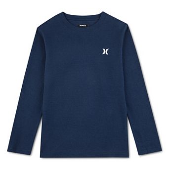 Boys 8-16 Hurley Waffle Knit Long Sleeve Thermal T-shirt