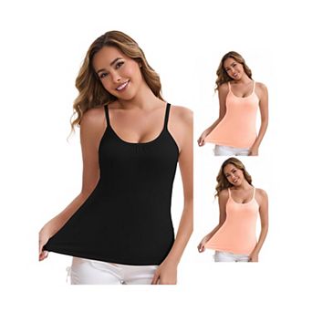 Women's Spaghetti Straps Flowy Swing Camisole with Padded