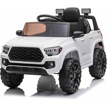 Licensed Toyota Tacoma 12v Ride-on Car for Kids, with Parent Remote Control, Spring Suspension