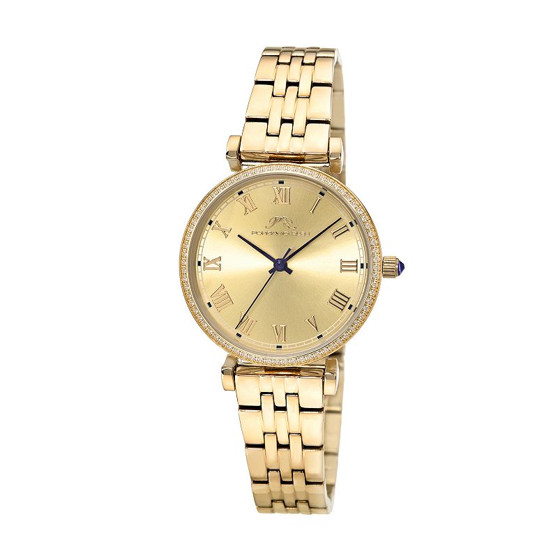 Porsamo Bleu Emma Women's Sunray Dial & Topaz Bracelet Watch - 1411,