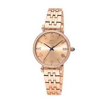 Porsamo Bleu Emma Women's Sunray Dial & Topaz Bracelet Watch - 1411
