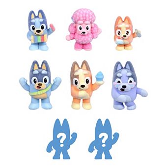 Bluey Fuzzies Deluxe Figure Set