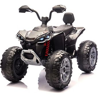 24V Kids ATV Ride On Toys, 2 Seater Electric Car for Kids, Quad 4 Wheeler with 800W Motors, 7Ah