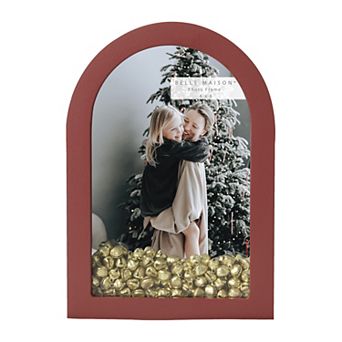 4.5" x 6.5" Red Jingle Bell Shaker Picture Frame Table Decor