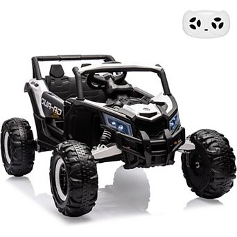 24V 2 Seater Ride on UTV Car, Battery Powered Electric Vehicle with Remote Control