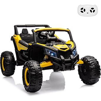 24V 2 Seater Ride on UTV Car, Battery Powered Electric Vehicle with Remote Control