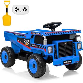 12V Ride On Dump Truck for Kids Electric Ride On Car Toy Toddlers 4 Wheeler Construction Vehicles