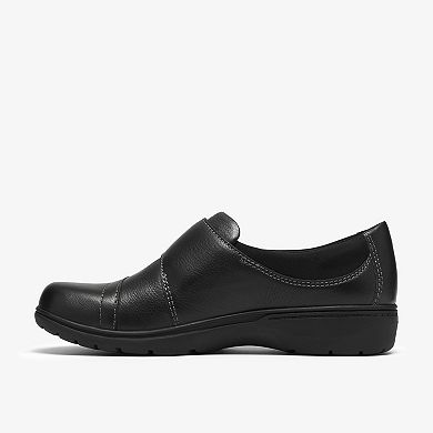 Clarks® Carleigh Lily Women's Leather Slip-On Casual Shoes