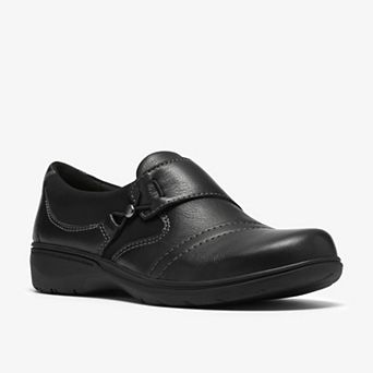 Clarks® Carleigh Lily Women's Leather Slip-On Casual Shoes