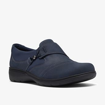 Clarks® Carleigh Lily Women's Leather Slip-On Casual Shoes