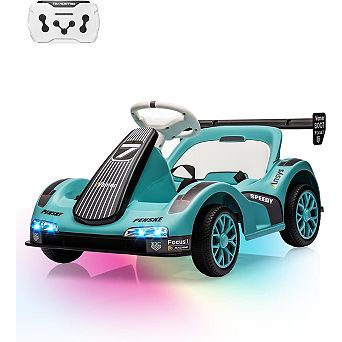 Drift Kart for Kids, 6v Electric Ride-on Go Kart with Remote Control & Dual Motors,Battery-Powered