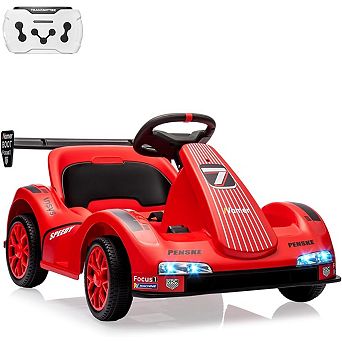 Drift Kart for Kids, 6v Electric Ride-on Go Kart with Remote Control & Dual Motors,Battery-Powered