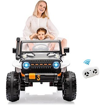 24V Ride On Car for Kids, 2 Seater Electric Truck with Remote Control, 4x45W Powerful Engine