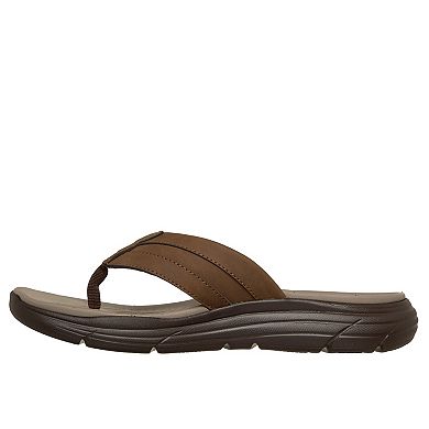 Skechers® Relaxed Fit® Men's Cushioned Thong Sandals