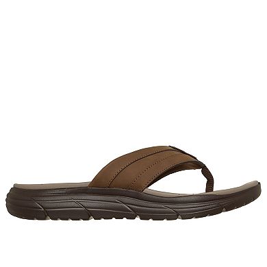 Skechers® Relaxed Fit® Men's Cushioned Thong Sandals