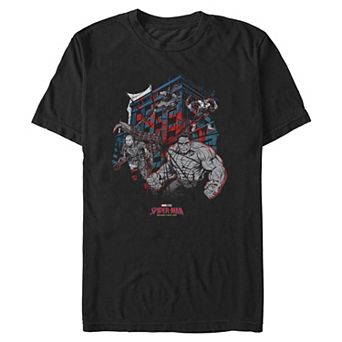 Big & Tall Marvel Spider-Man Brand New Day Web Of Villains Poster Graphic Tee