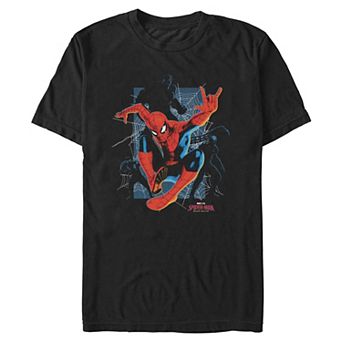 Big & Tall Marvel Spider-Man Brand New Day Villains Poster Graphic Tee