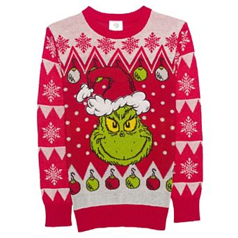 Boys 8-20 Grinch Christmas Sweater