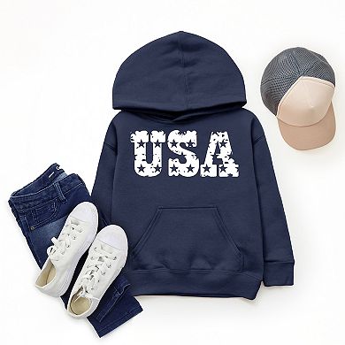 The Juniper Shop USA Distressed Stars Youth Hoodie