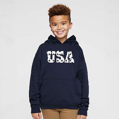 The Juniper Shop USA Distressed Stars Youth Hoodie
