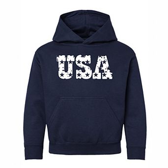 The Juniper Shop USA Distressed Stars Youth Hoodie